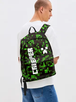 Рюкзак джинсовый / MINECRAFT CREEPER
