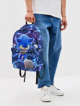 Рюкзак джинсовый / Sonic | Соник