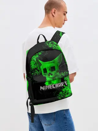 Рюкзак джинсовый / MINECRAFT CAT