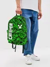 Рюкзак джинсовый / MINECRAFT CREEPER