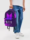 Рюкзак джинсовый / BTS / БТС