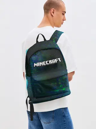 Рюкзак джинсовый / MINECRAFT / МАЙНКРАФТ