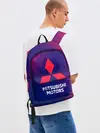 Рюкзак джинсовый / MITSUBISHI / МИТСУБИСИ