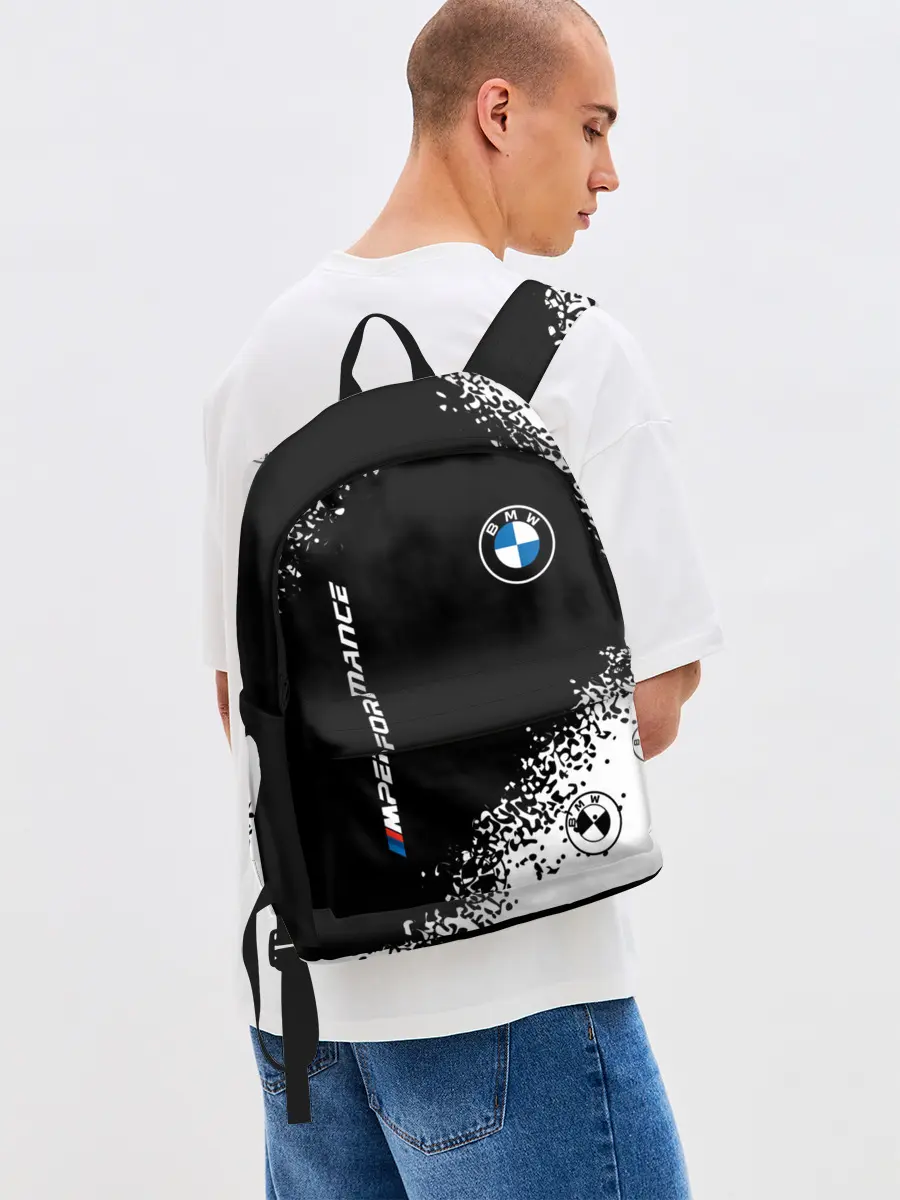 Рюкзак джинсовый / BMW / БМВ