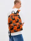 Рюкзак джинсовый / HALLOWEEN CATS
