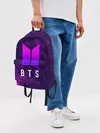 Рюкзак джинсовый / BTS / БТС