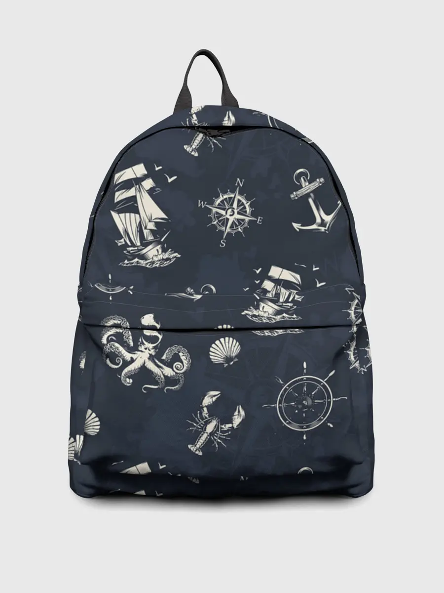 Рюкзак джинсовый / Nautical art