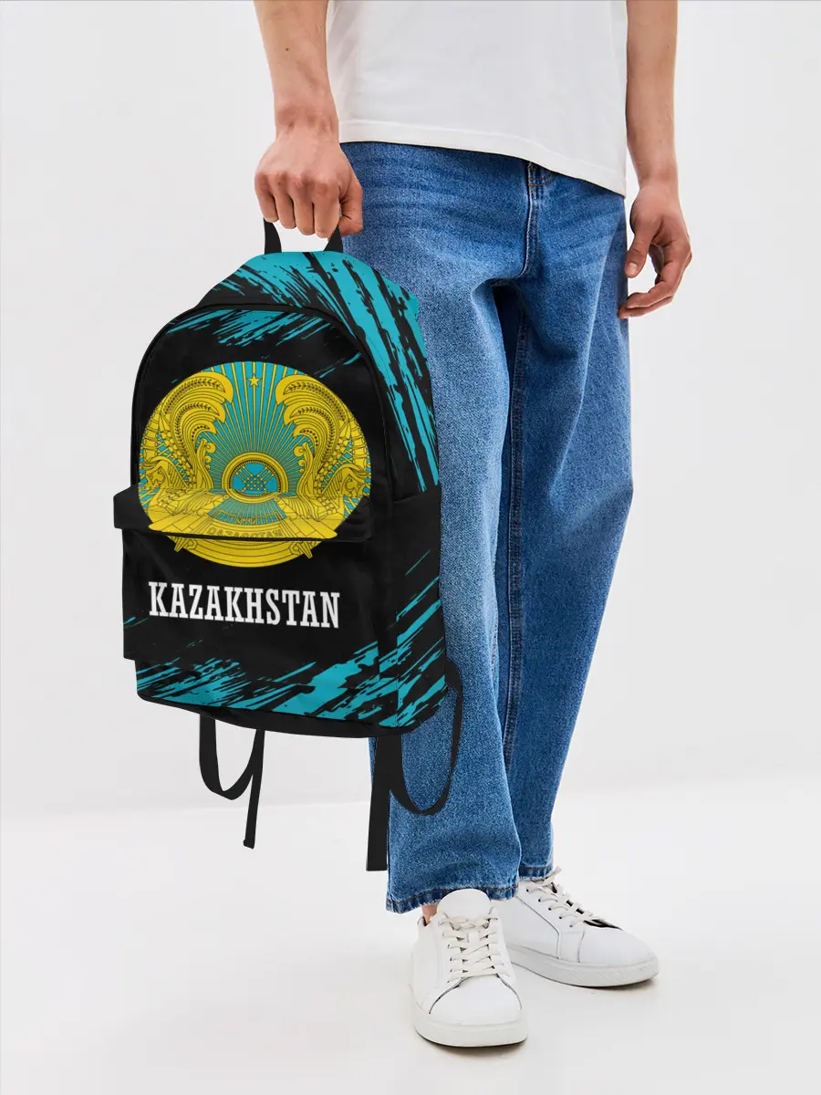 Рюкзак джинсовый / KAZAKHSTAN / КАЗАХСТАН