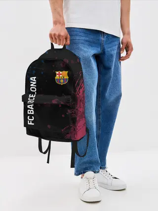 Рюкзак джинсовый / FC BARCELONA.