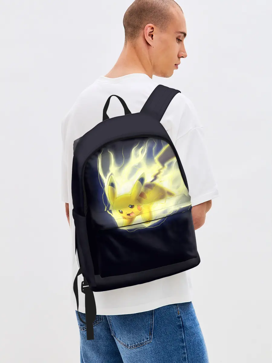 Рюкзак джинсовый / Pikachu Pika Pika