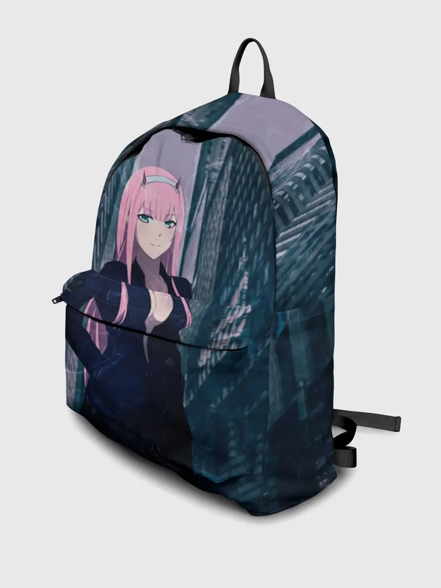 Рюкзак джинсовый / Zero Two в большом городе