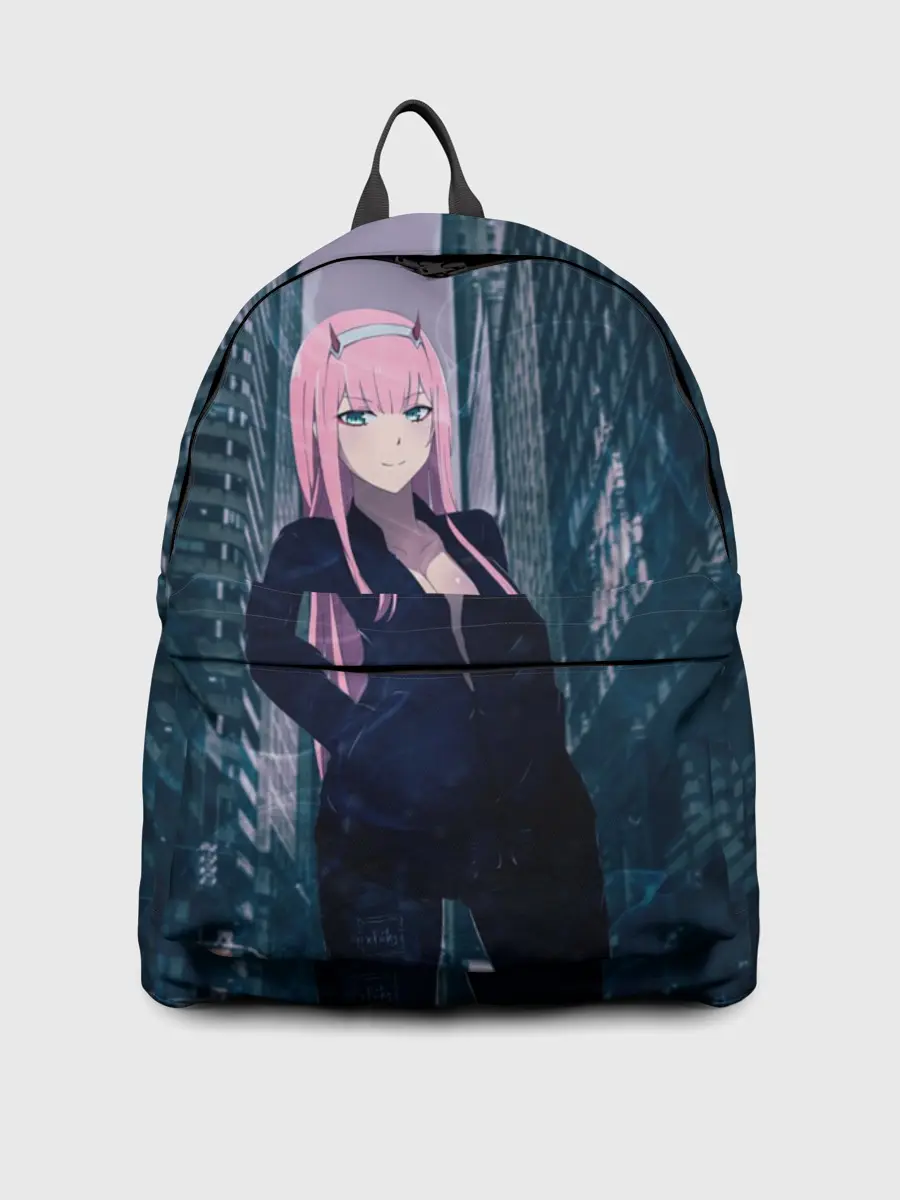 Рюкзак джинсовый / Zero Two в большом городе