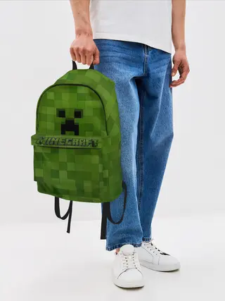 Рюкзак джинсовый / Minecraft