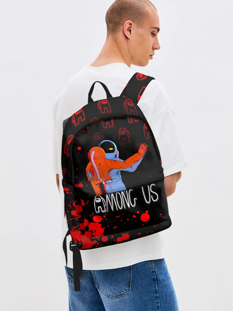 Рюкзак джинсовый / Among Us