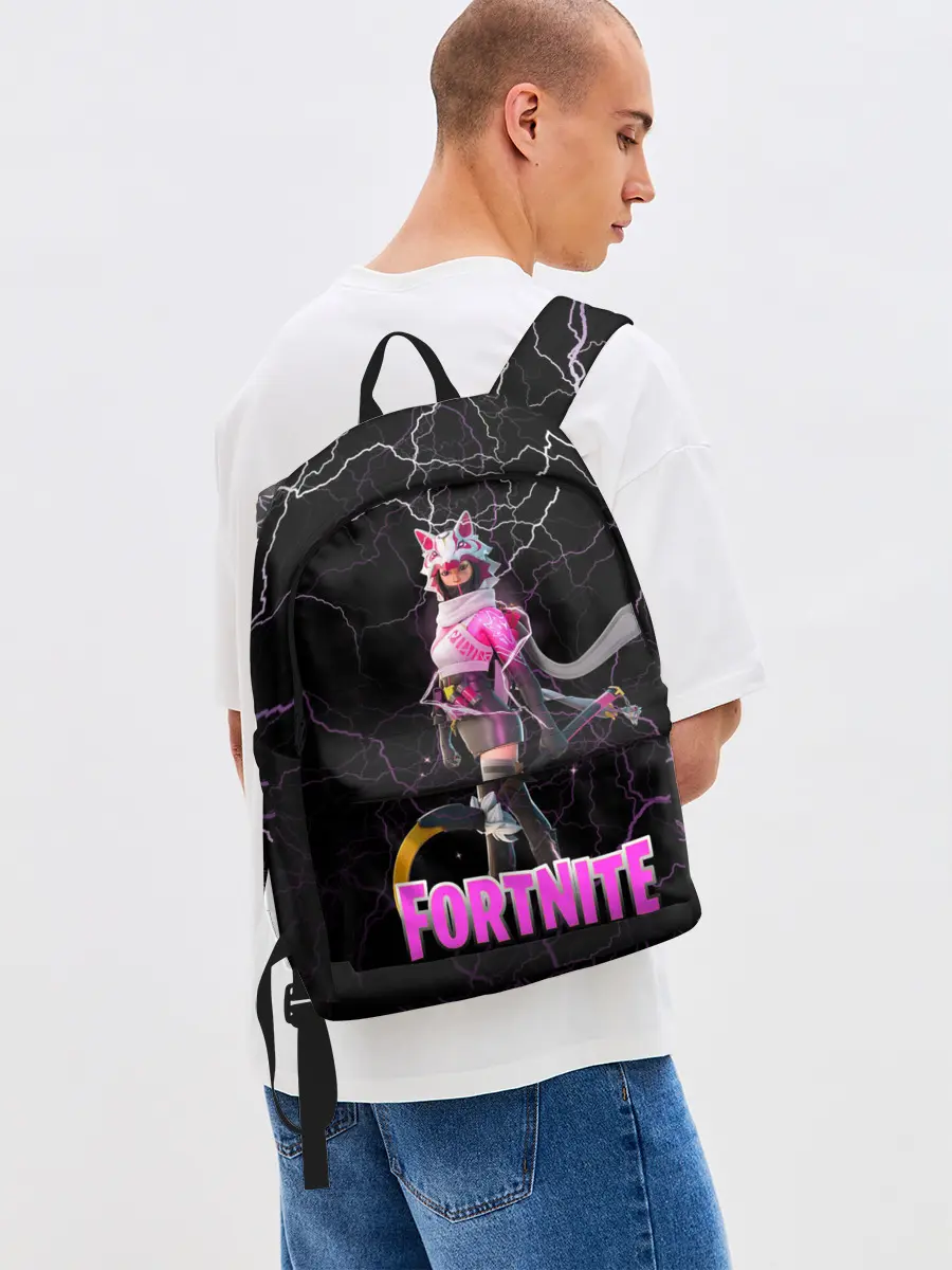 Рюкзак джинсовый / Vi Fox Fortnite