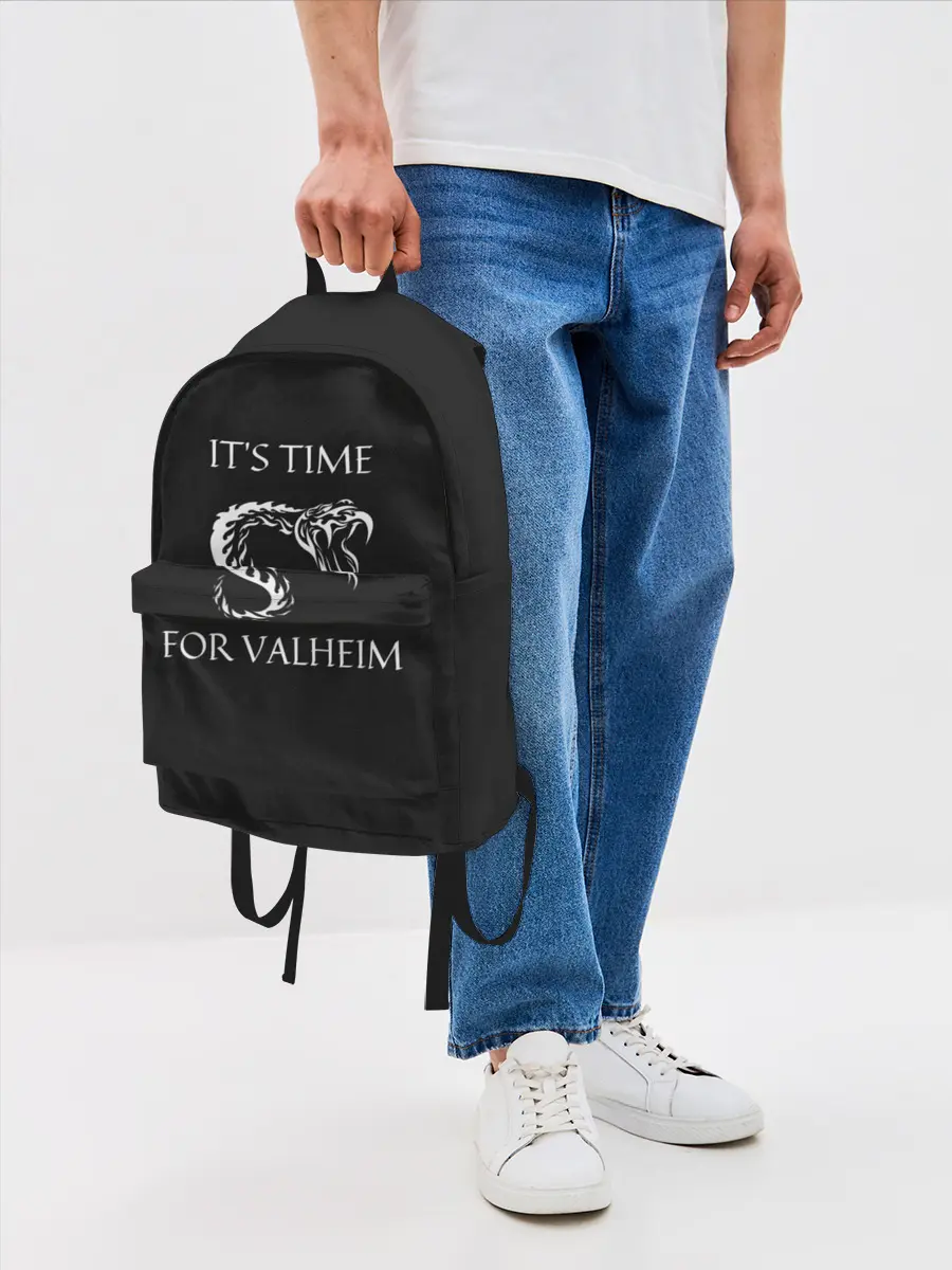 Рюкзак джинсовый / Its time for Valheim