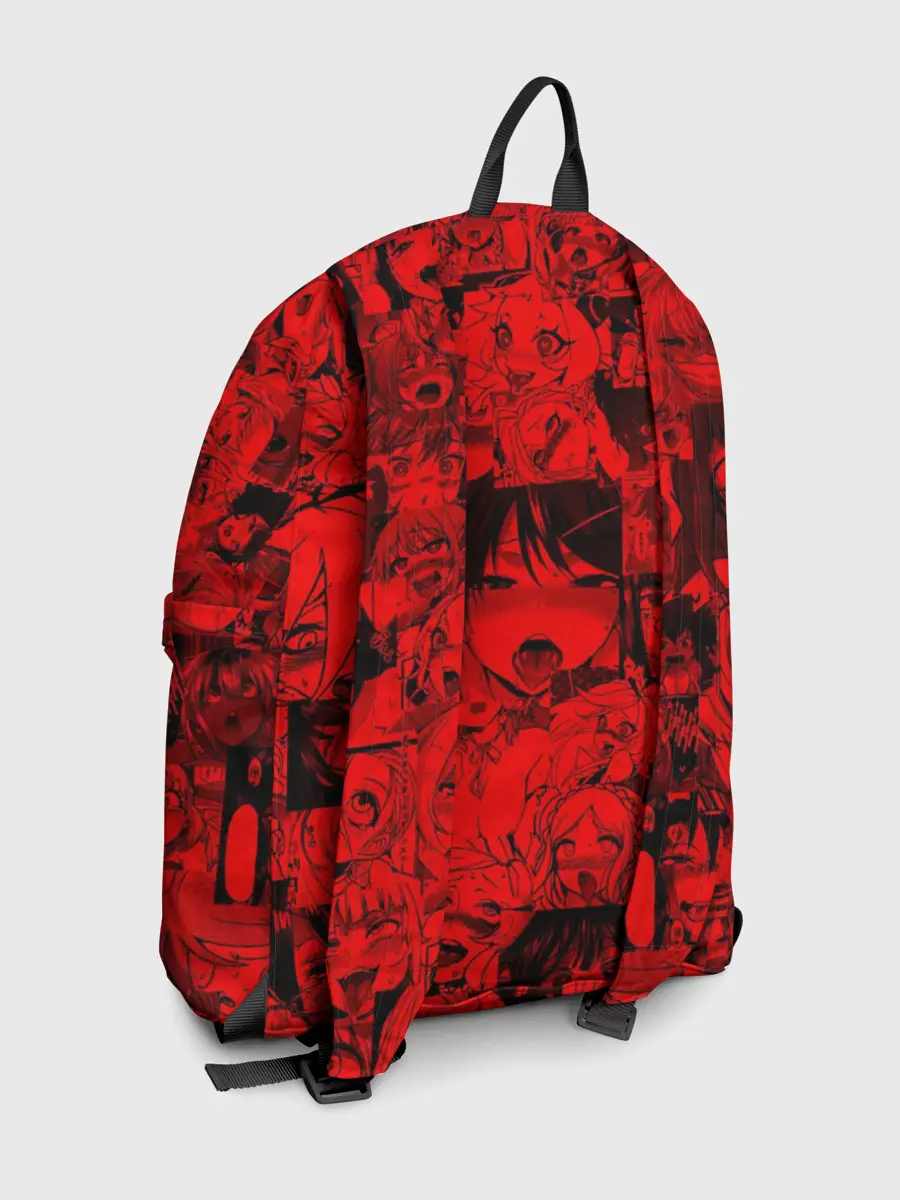Рюкзак джинсовый / Ahegao red