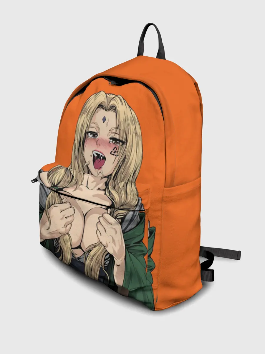 Рюкзак джинсовый / Ahegao Цунаде