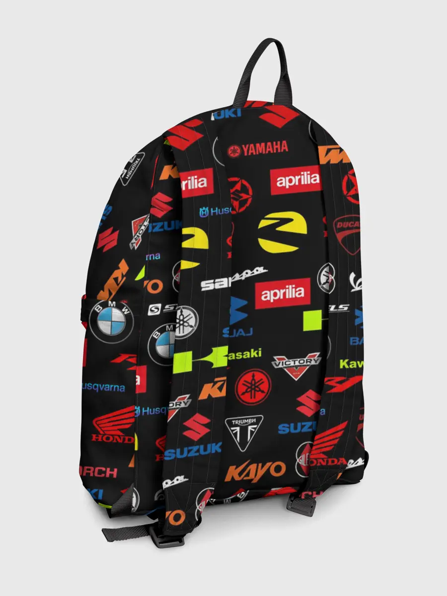 Рюкзак джинсовый / Motorcycle pattern | Мото паттерн