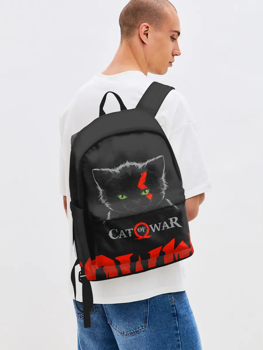 Рюкзак джинсовый / Cat of war