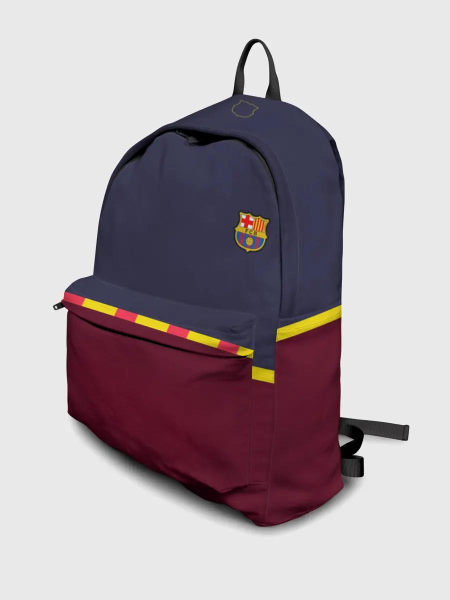 Рюкзак джинсовый / FC Barcelona | Flag and team Logo