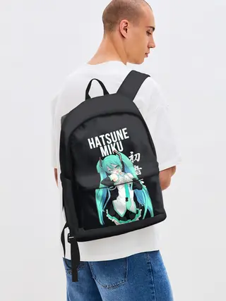 Рюкзак джинсовый / Hatsune Miku / Хацунэ Мику
