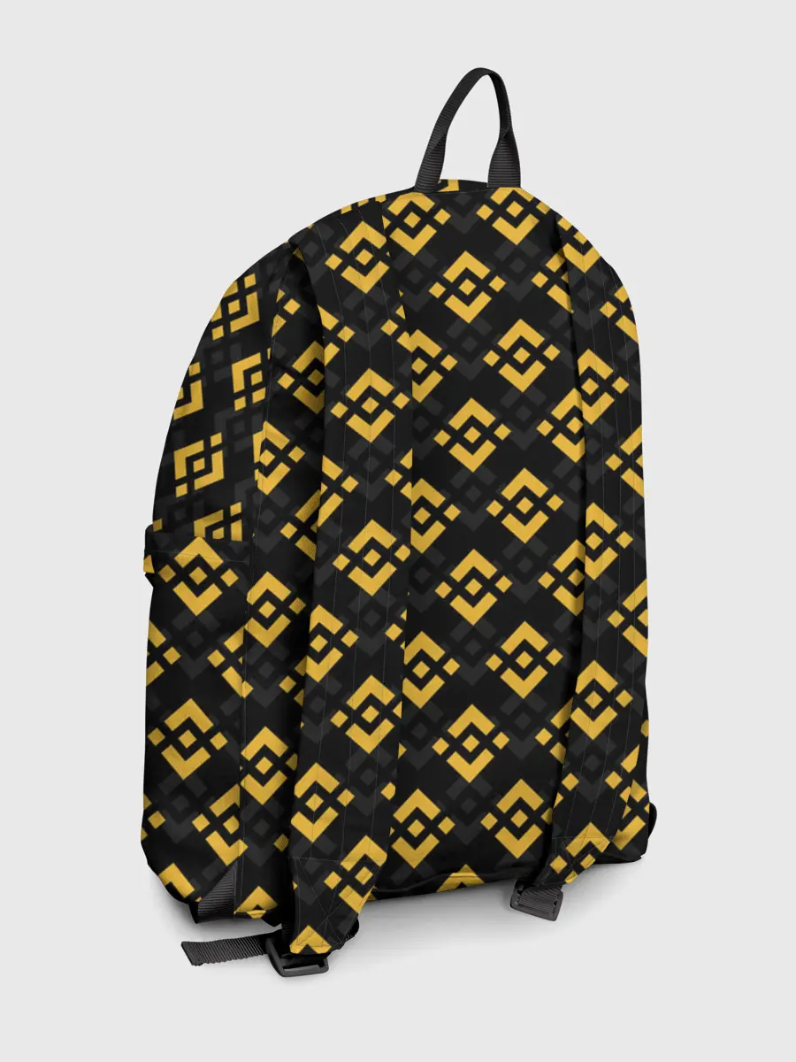 Рюкзак джинсовый / ЭМБЛЕМА БИНАНС ПАТТЕРН BINANCE
