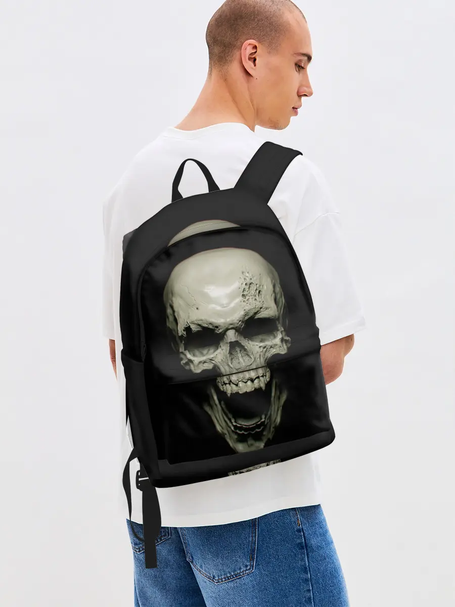 Рюкзак джинсовый / SKULL