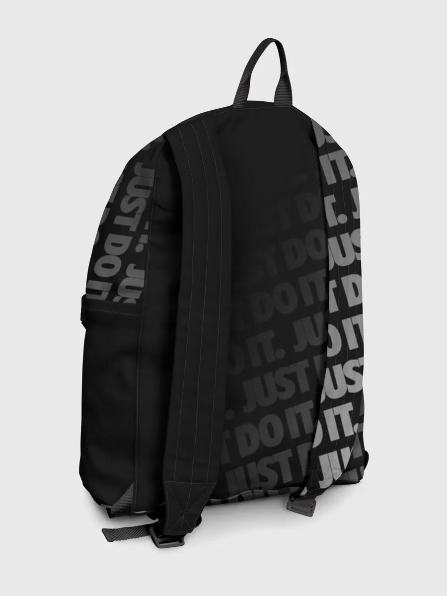 Рюкзак джинсовый / JUST DO IT / ПРОСТО СДЕЛАЙ ЭТО