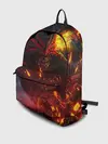 Рюкзак джинсовый / Path of Exile | Fire Demon