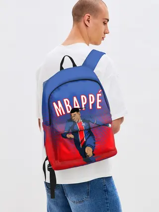 Рюкзак джинсовый / КИЛИАН МБАППЕ / KYLIAN MBAPPE