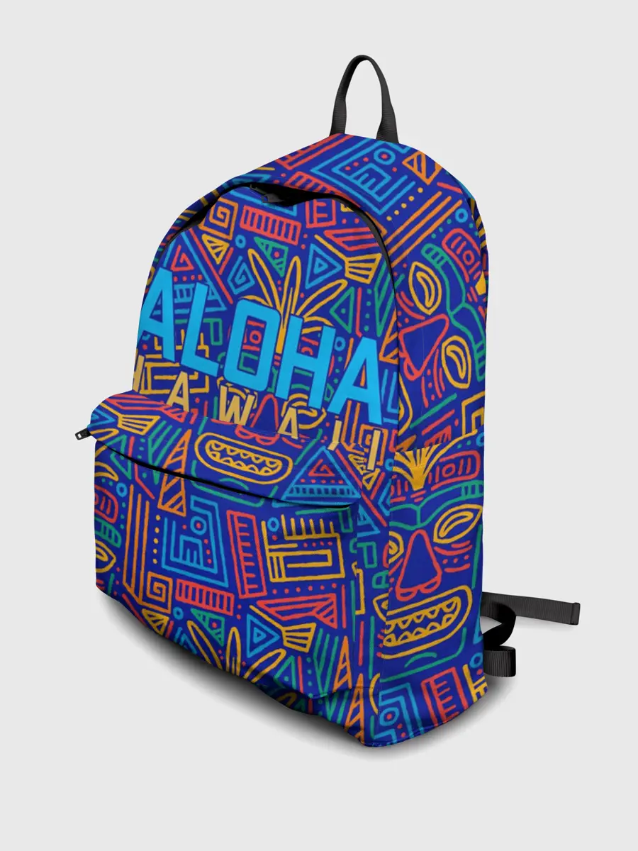 Рюкзак джинсовый / ALOHA HAWAII | АЛОХА ГАВАЙИ