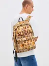 Рюкзак джинсовый / АЛОХА ГАВАЙИ, ALOHA, SUMMER