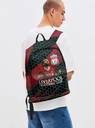 Рюкзак джинсовый / Liverpool: Мохамед Салах.