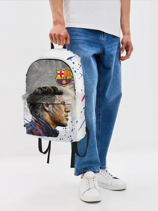 Рюкзак джинсовый / НЕЙМАР / NEYMAR / БАРСЕЛОНА