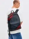 Рюкзак джинсовый / 3D Dark red & black