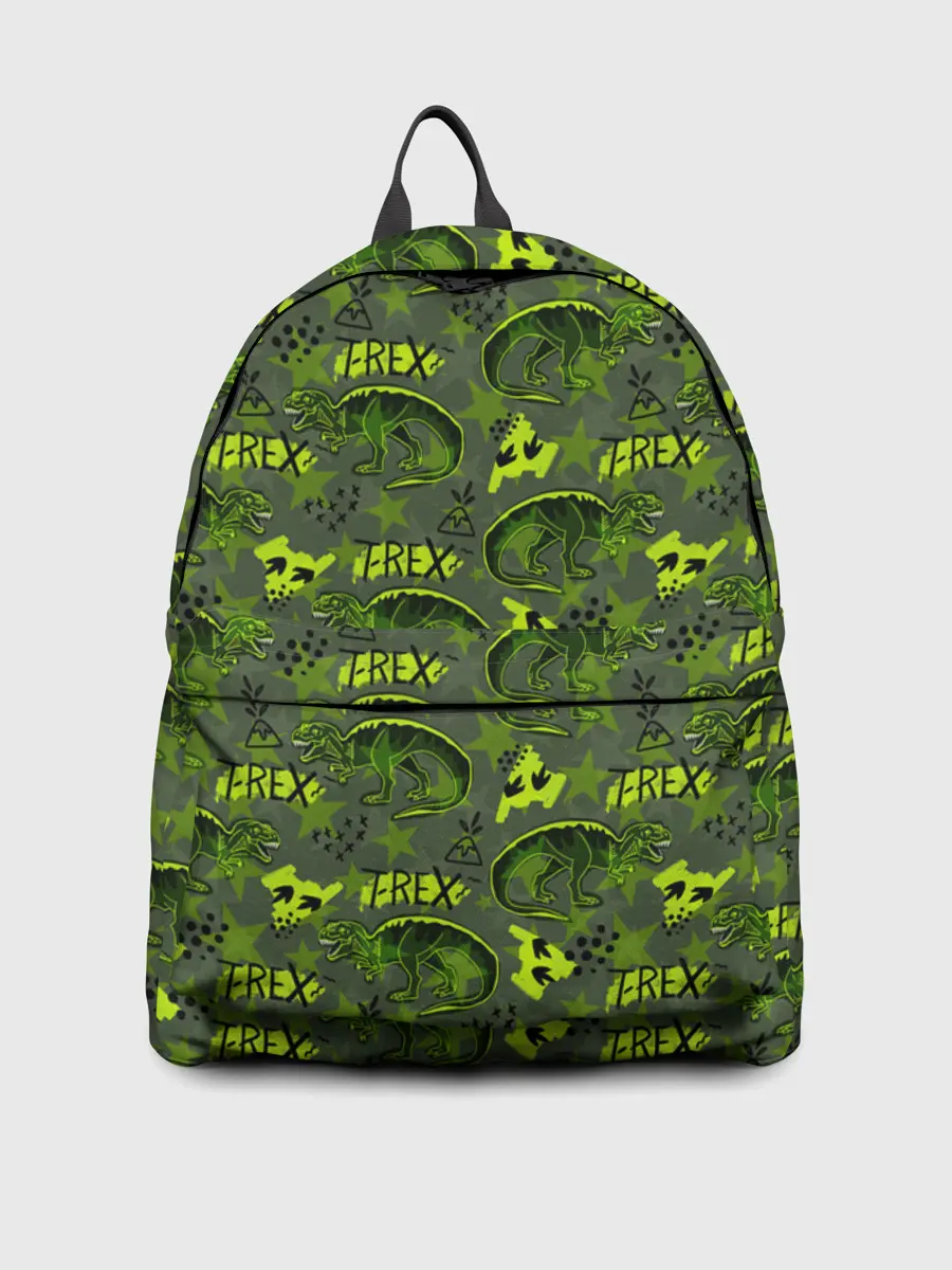 Рюкзак джинсовый / Динозавры T-rex