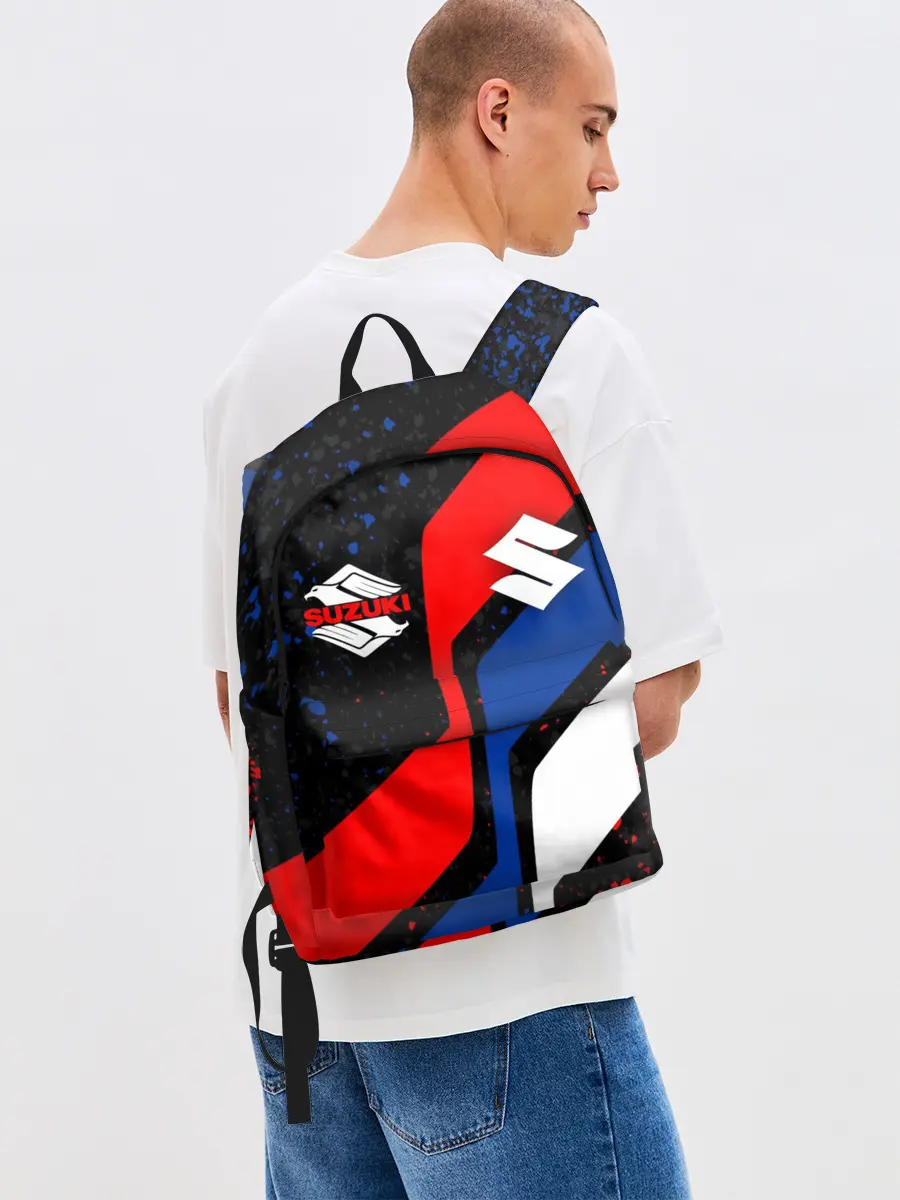 Рюкзак джинсовый / SUZUKI / СУЗУКИ / RACING