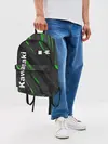 Рюкзак джинсовый / KAWASAKI / КАВАСАКИ / SPORT