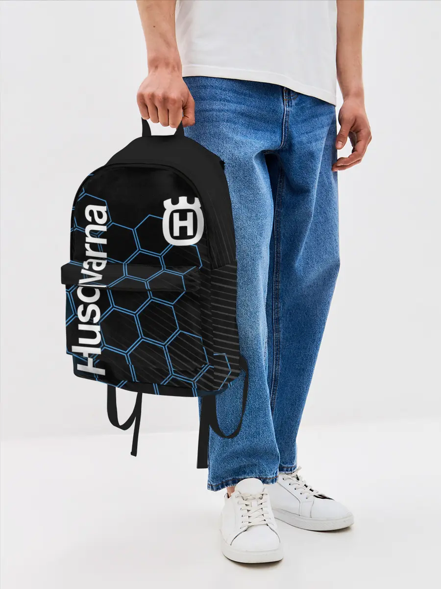 Рюкзак джинсовый / HUSQVARNA / ХУСКВАРНА