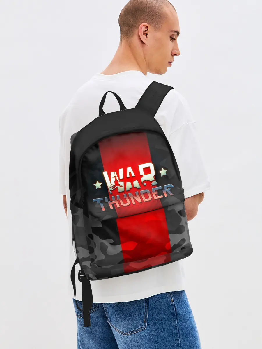 Рюкзак джинсовый / WAR THUNDER / ВАР ТАНДЕР