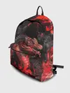 Рюкзак джинсовый / Опасный Динозавр | Red Dino