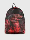 Рюкзак джинсовый / Опасный Динозавр | Red Dino