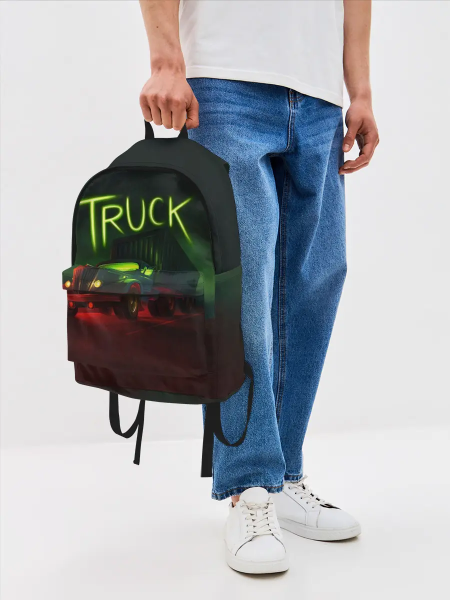 Рюкзак джинсовый / Truck neon