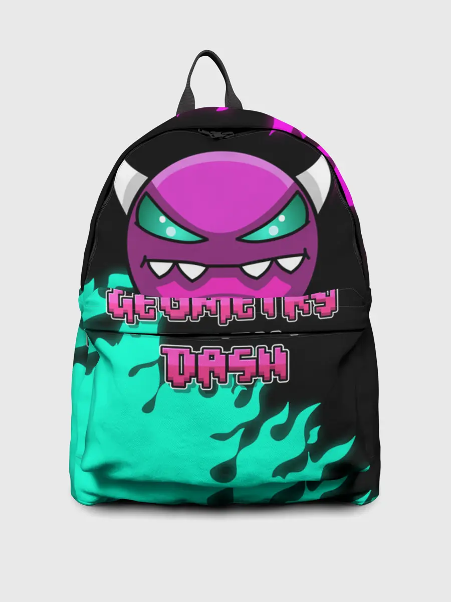 Рюкзак джинсовый / Geometry Dash