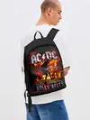 Рюкзак джинсовый / AC/DC HELLS BELLS
