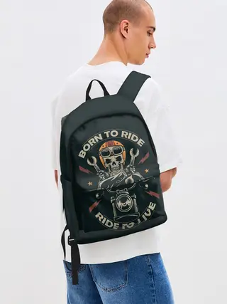 Рюкзак джинсовый / Прирожденный гонщик