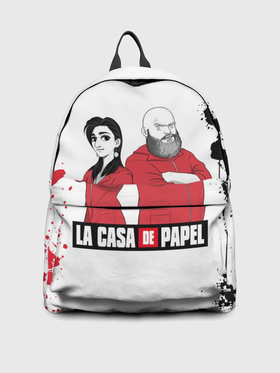 Рюкзак джинсовый / Nairobi | Helsinki | La Casa de Papel