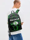 Рюкзак джинсовый / Skoda 3D плиты с подсветкой