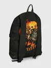 Рюкзак джинсовый / Helloween / череп тыква/ scull pumkin